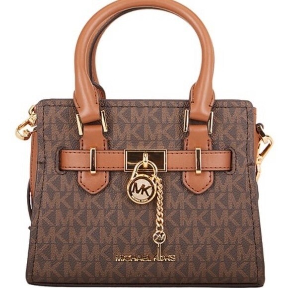 NWT Michael Kors HAMILTON SMALL Satchel Crossbody BAG - Picture 1 of 8